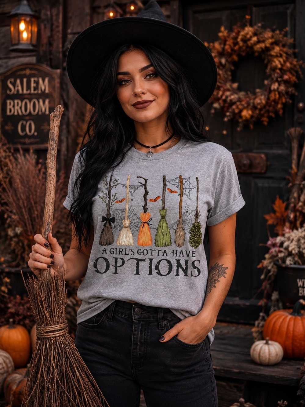 A Girls Gotta Have Options Halloween Tee